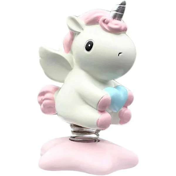 Unicorn Nodding Decoration, Car Dashboard Decoration (Pink)