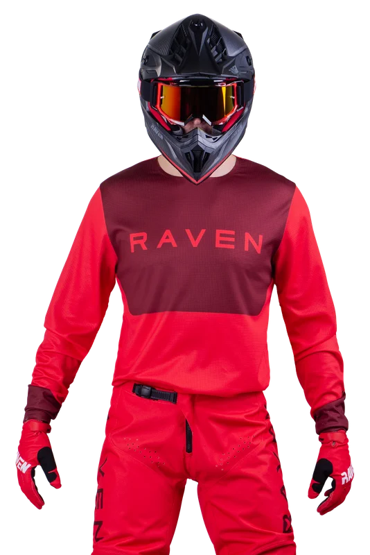 Bluza Cross Raven RV-Two Czerwone wino L