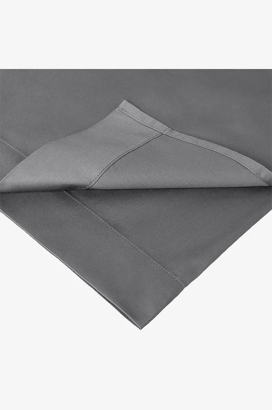 Tempur - Cotton Sateen Fladt lagen - Grå - Lagner - 180X270 - Fra Homeroom