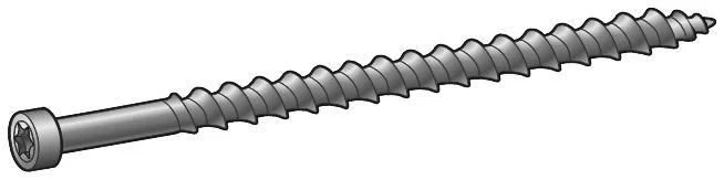 ESSVE Indu-Prog CorrSeal Lettbetongskrue 50-pakning, 8,0x120 mm, Innfesting