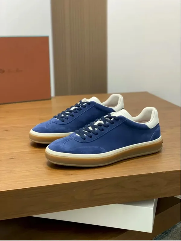 AliExpress - 2026 Spring & Autumn Casual Retro Trainers - Couple Style Unisex, Genuine Soft Leather & Flat Sole