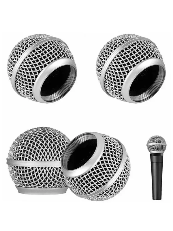 AliExpress - Mikrofon Mesh Kopf Für 58 Mikrofon Passt Für Shure Beta Grill Mesh Kopf Stahl Ersatz Mikrofone DIY Teile