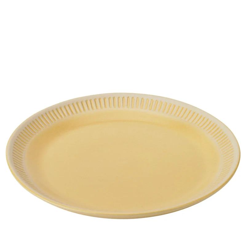Knabstrup Colorit tallrikar 22 cm, yellow | Dukning & Servering > Tallrikar > Tallriksset | Bagaren och Kocken
