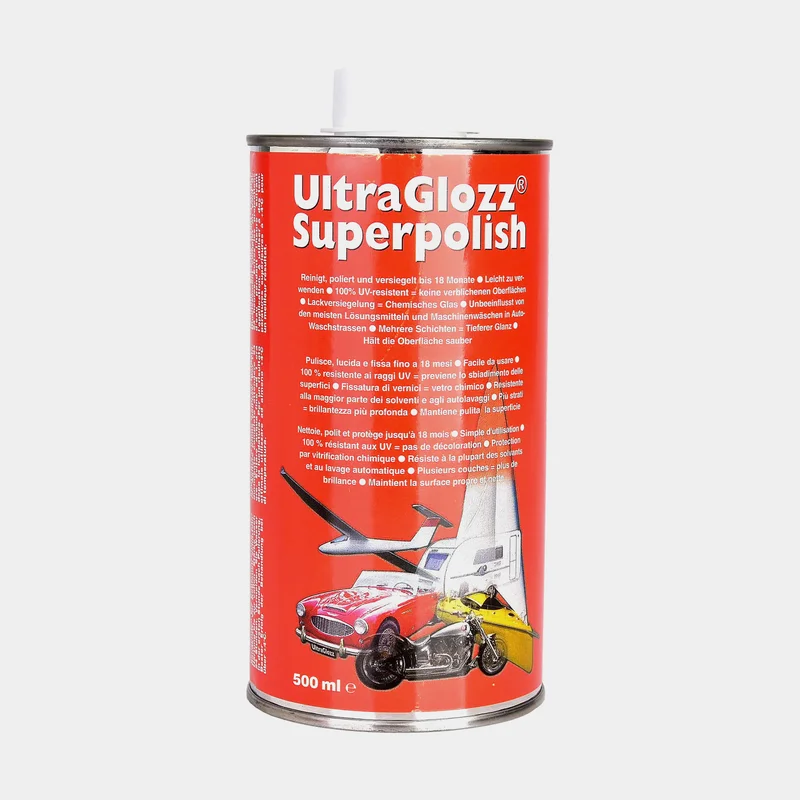 Båtpolish med vax UltraGlozz Superpolish, 500 ml (polermedel båt)
