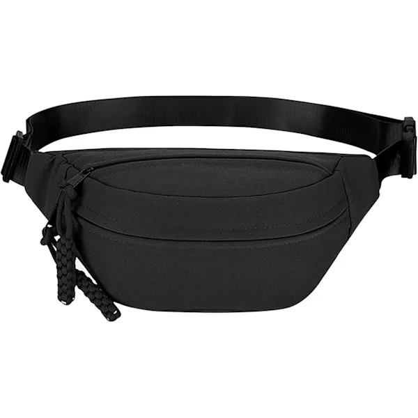 Long Keeper Midjeväska Bum Bag för Kvinnor Män Mode Midjeväskor Bumbag Cross Body Justerbar Rese Midjeväska Stora Fickor för Löpning