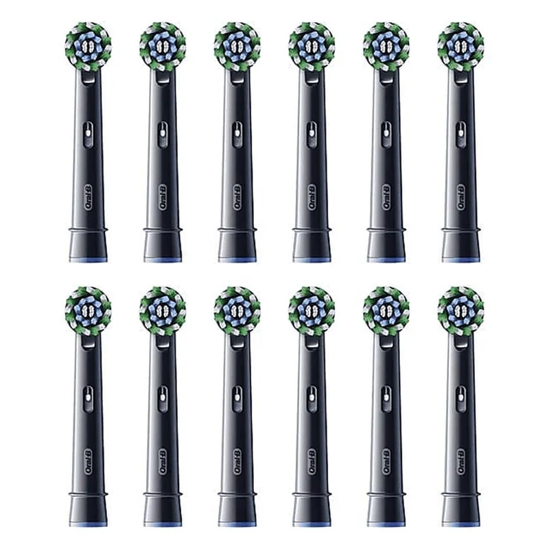 Oral-B CrossAction -harjaspäät 12-pack / vaihtoharjat sähköhammasharjaan / harjaspäät plakinpoistoon