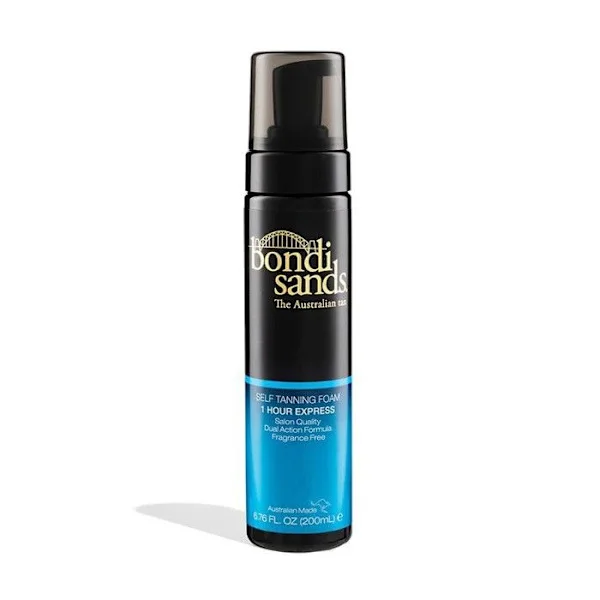 Selvbruner skum - BONDI SANDS - 1H EXPRESS - 200 ML - Naturlig farve - Hurtig absorption