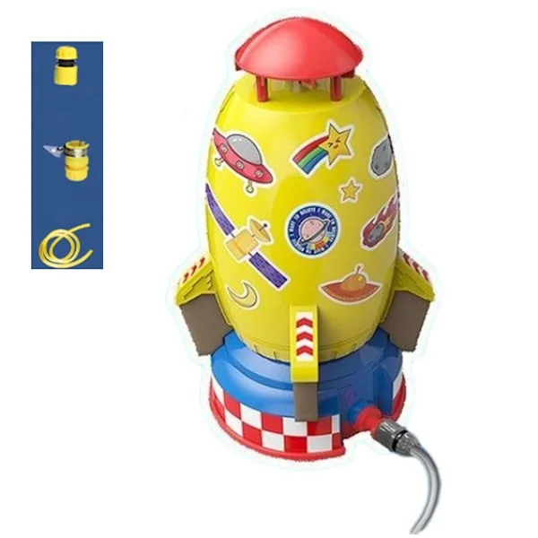 Rakett Vannspreder Flygende Rakett Vannspreder Rom Vannspreder Oppskytingslekesett Leke Vann C5Z2‘-PO-