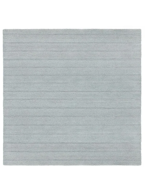 Grand Ribbone Tapis - Bleu 250X250 Laine, Dans Le Style Scandinave