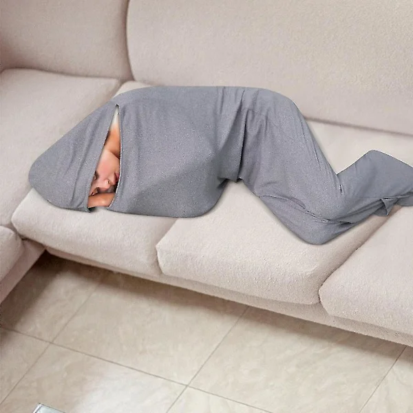 Swaddle För vuxna, Bärbar filt, Sovsäcksfilt, Resefilt Flygplanshotell, Minska ångest Krama ryggen, Se till att