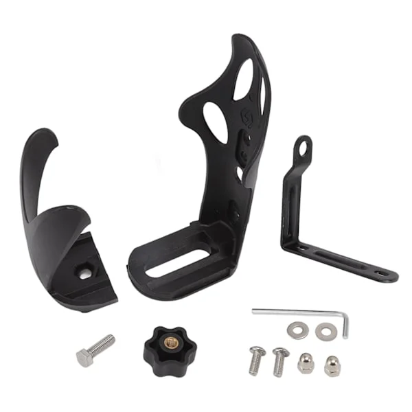 Nylon and Aluminum Alloy Bicycle Water Bottle Holder with Frosted Surface, Stable Water Bottle Holder