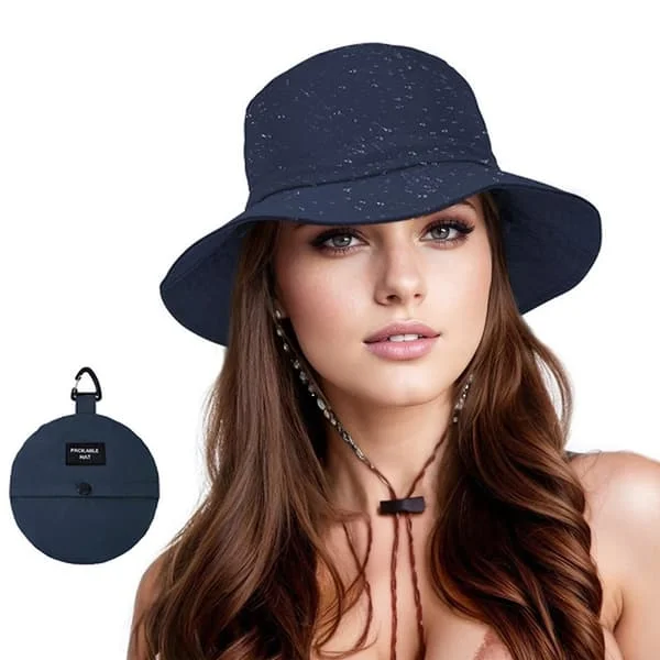 Unisex Waterproof Foldable Bucket Hat - Quick-Drying Fishing Hat, Lightweight Sun Protection, Ideal for Summer, Hiking, Fishing, and Outdoor Use