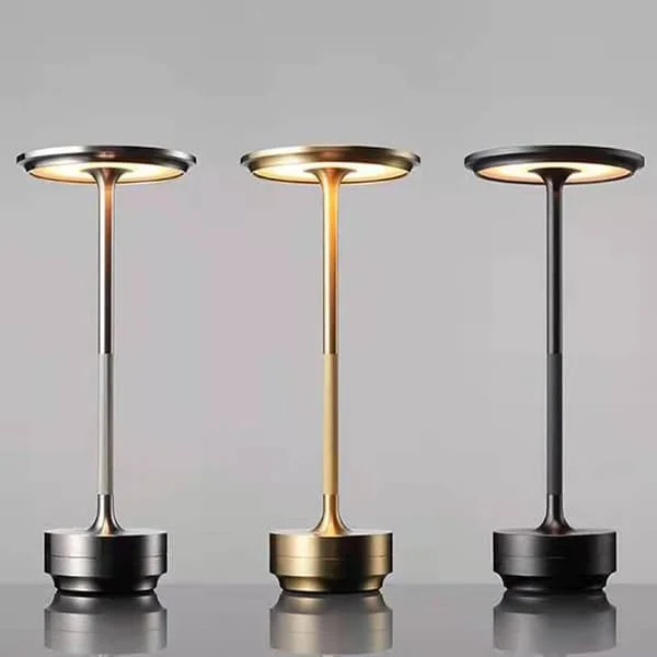 Sladdlös Lampa Ögonskydd LED Sladdlös Lampa, Sladdlös Bordslampa Uppladdningsbar, Touch Tre-Färgsjustering Sladdlös Lampa Svart