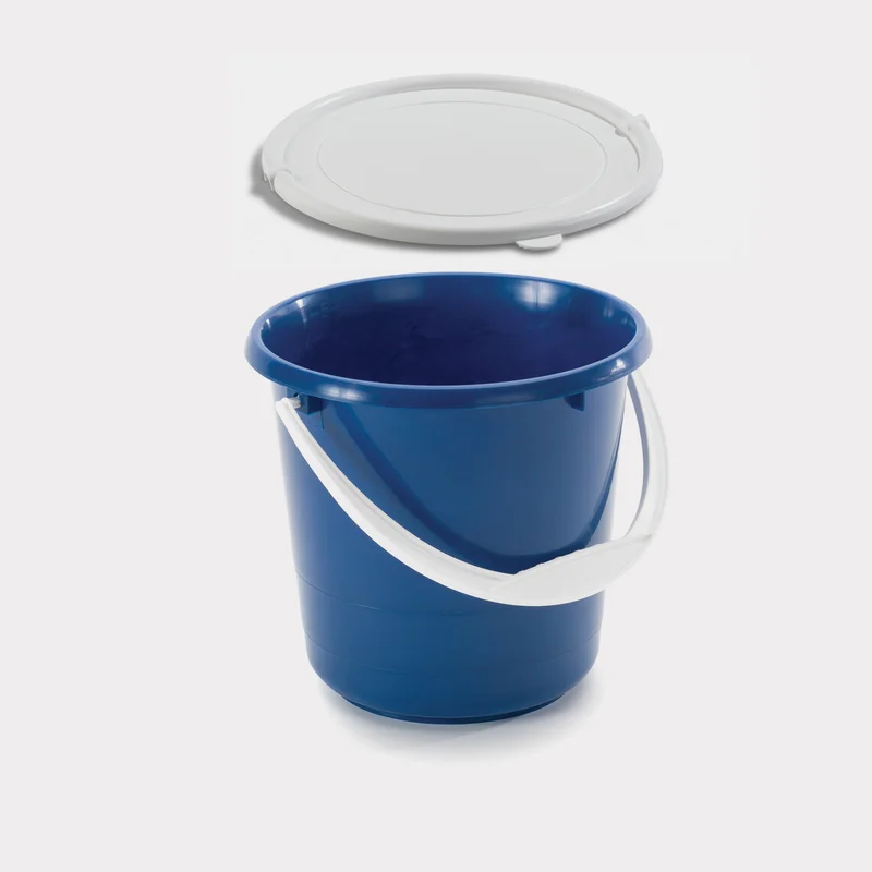 Spand med låg Nordiska Plast, mørkeblå, 5 liter