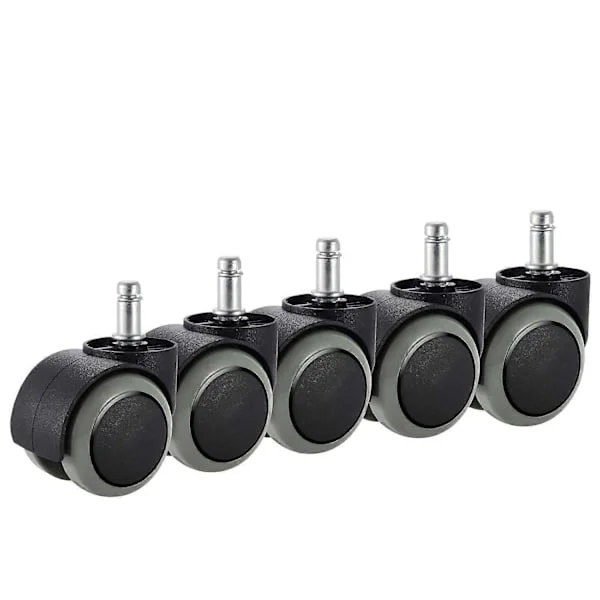5-pakning erstatningshjul til stoler, kompatibel med IKEA-stoler (10 mm x 22 mm)-FY-