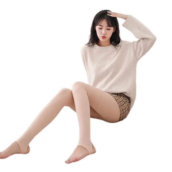 Fleecefodrade Tights Dam Varma Vintertights Hög Midja Opaque Termiska Tights För Kvinnor Mjuka Fleecefodrade Tights, 200g
