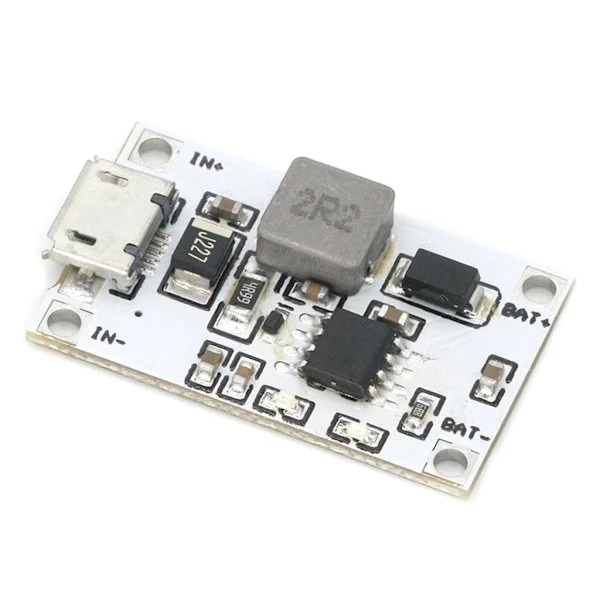 NY til 2S 7.4V 8.4V Lithium Batteri Opladningsmodul USB Booster Opladningskort 5V 2A til 8.4V Opladning af to batterier
