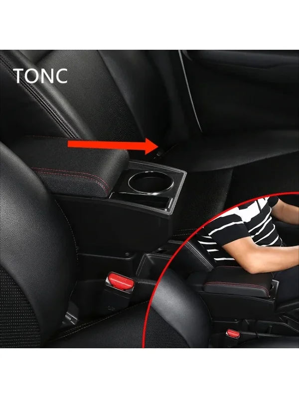 AliExpress - Accoudoir central intérieur pour Peugeot 207, boîte de rangement sans USB, accessoires de voiture
