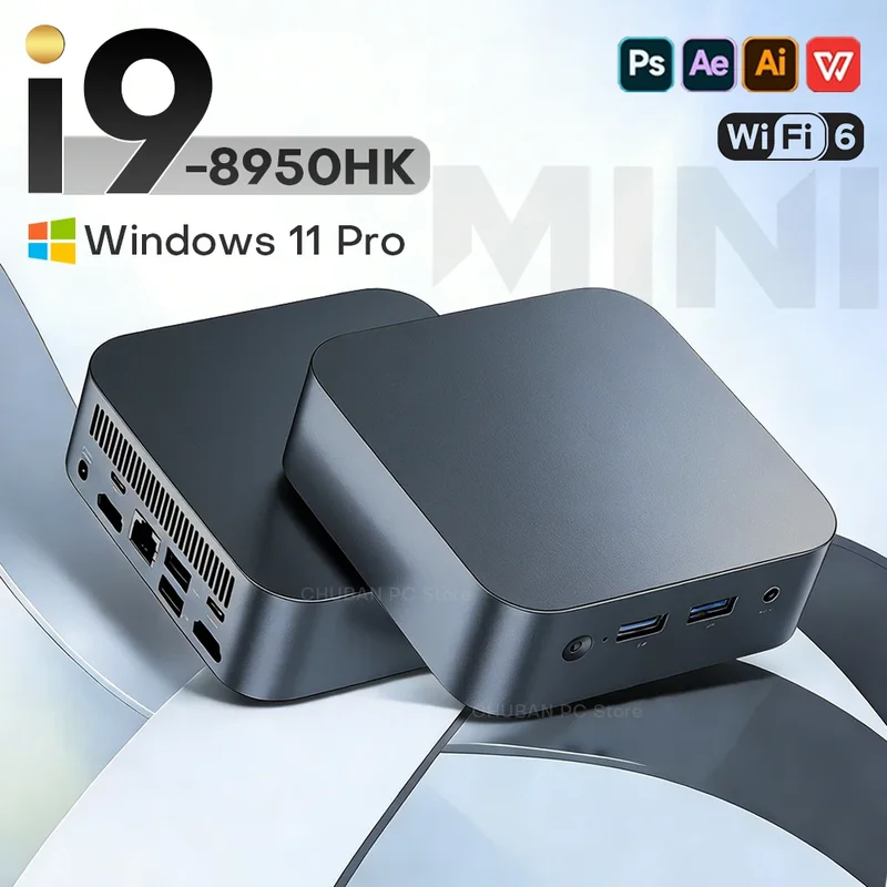AliExpress - NOUVEAU Mini PC 2026 Intel Core i9 8950HK Intel N5095 Windows 11 Pro Ordinateur de Bureau Gaming 16 Go DDR4 1 To SSD WiFi6 BT5.2 Mini PC 