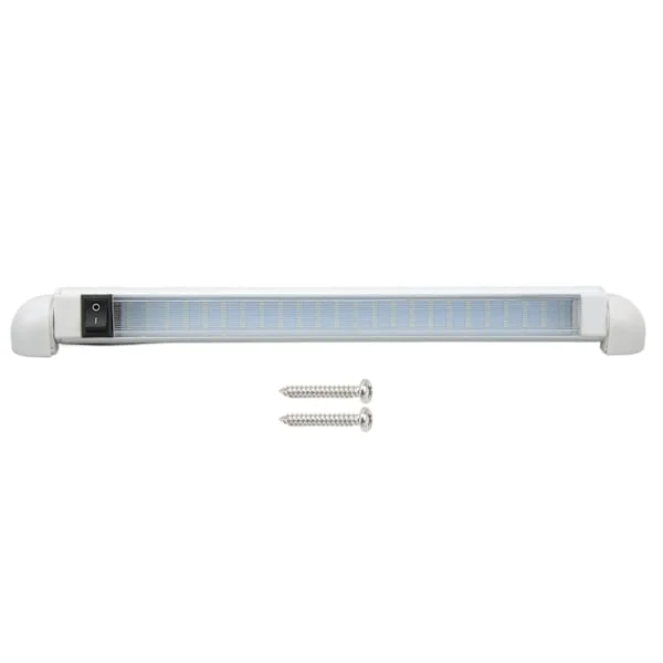 【NX】12V Båt LED Taklys 24LED Sterk Forsegling IP65 Vanntett Sterkt Hvitt Lys for Yacht Bobil Skip