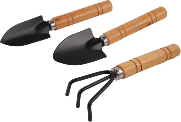 Set med 3 Trädgårdsredskap för Barn - Trädgårdsredskap - 170540 - Metall - Trädgård - Natur - Växt - Blommor - Lek för Barn - Från 3 År