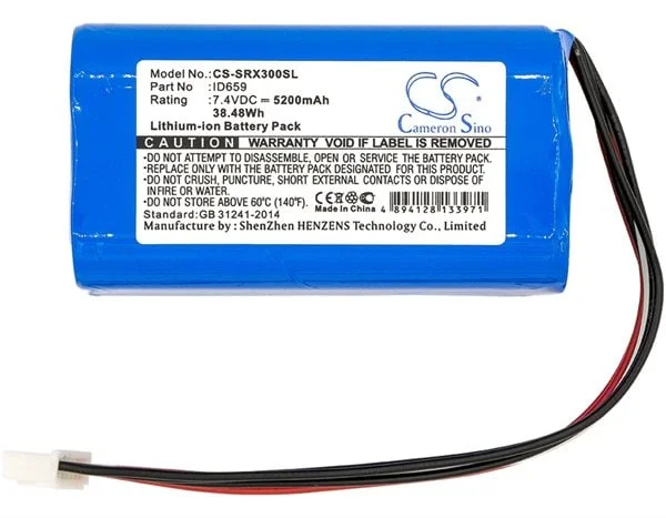 Batteri til høyttaler for Sony SRS-X30, SRS-XB3, SRS-XB30 og andre.