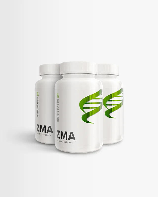 3 x ZMA - 100 kapslar - Body Science - Vitaminer och mineraler, Zink, Magnesium