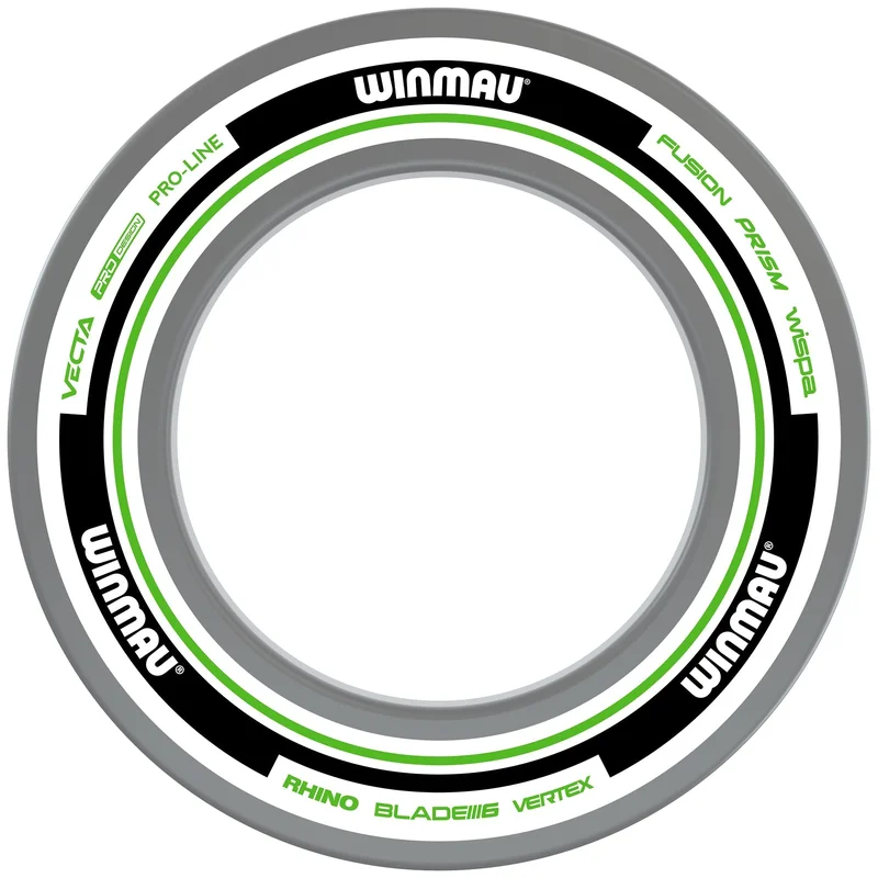 Winmau Advance White and Green Dartboard Surround