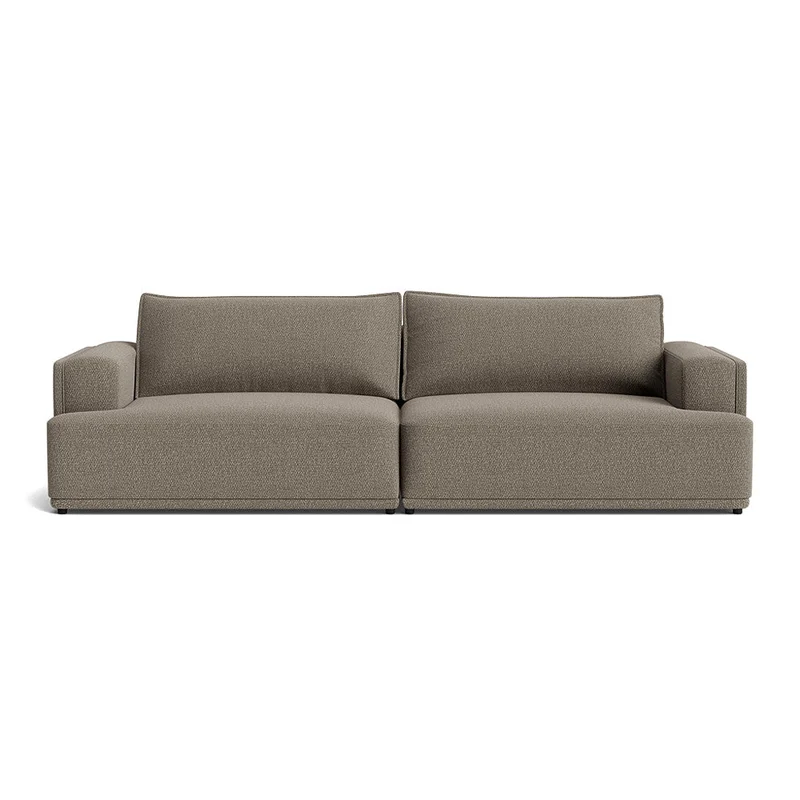 Benessere 3 personers sofa - Nordic Grå - Stor & Elegant sofa - 273x100x81cm - Robust & Rummelig - Perfekt til afslapning & hyggeligt samvær