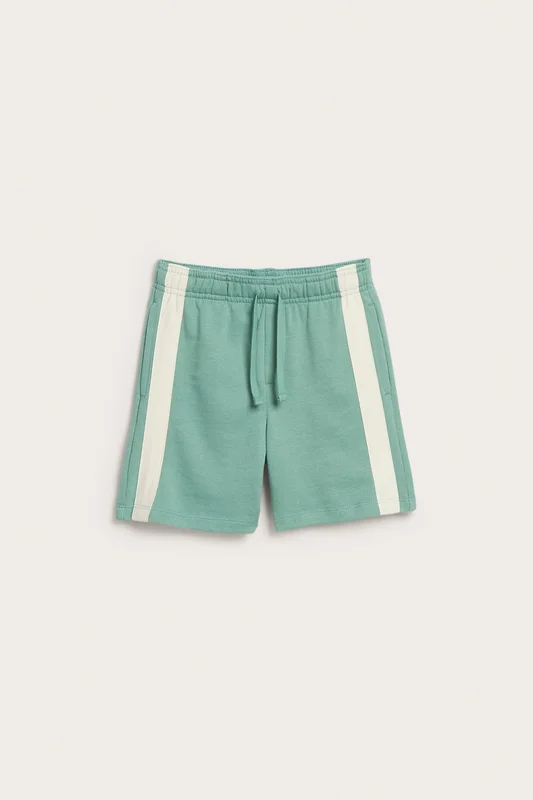 Kappahl | Collegeshortsit, joissa sivuraidat Vihreä 98/104 | Lapset