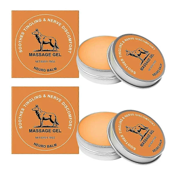 Therawolf Led- och Muskelavslappnande Massagekräm för Snabb Lindring - Naturlig Örtbalsam för Obekväma Knän, Axlar och Handleder