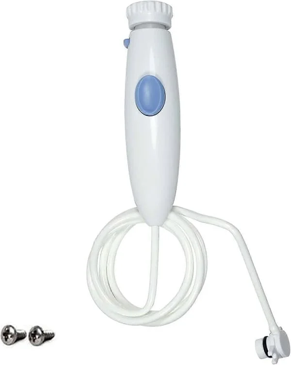 Munnhygieneartikler Kompatibel med Waterpik WP-100 Wp-300 Wp-660 WP-900 Reservedeler for Ultra Water Flosser, Pakke med 1 Håndtak/Slange