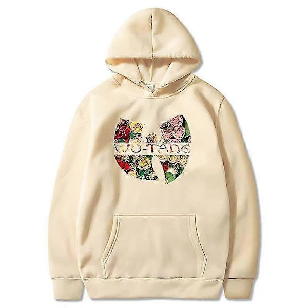 Höst 2024 Ny Hip Hop Streetwear Mode Hoody Wu Tang Grafiskt Tryckt Fleece Tröja Casual Herr