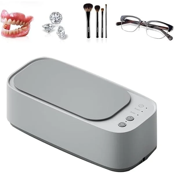 45000 Hz Ultrasonic Cleaner - Multi Ultrasonic Cleaner with 3 Cleaning Modes, Ultrasonic Cleaning for Glasses & Jewelry, Dentures