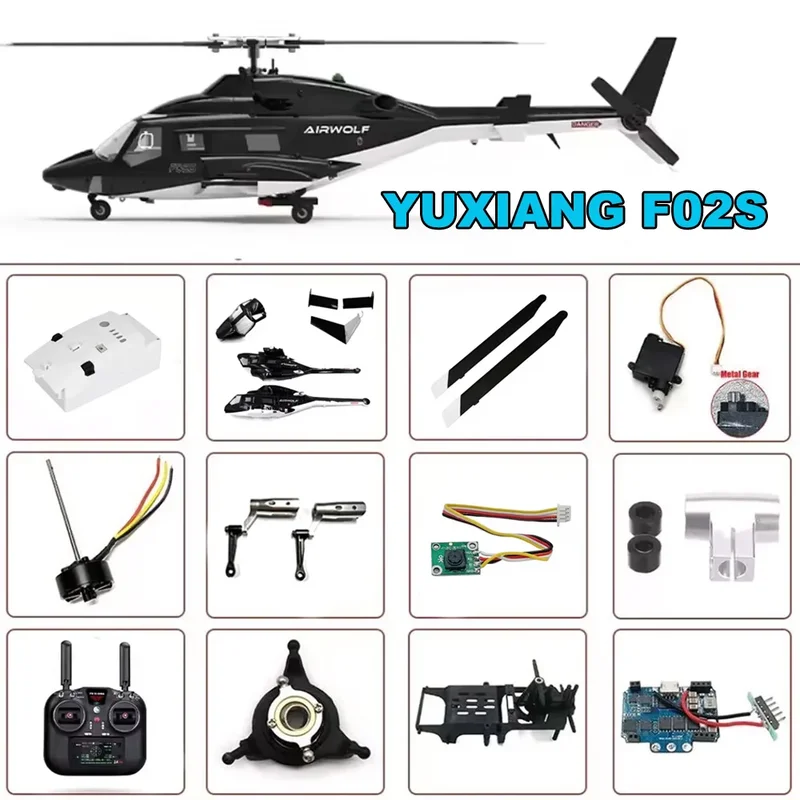AliExpress - YUXIANG F112S AH-1 Cobra GPS-stabilisierter Hubschrauber Ersatzteil GPS-Rotorgehäuse Rumpf Hauptblatt Motor Hauptplatte Zubehör