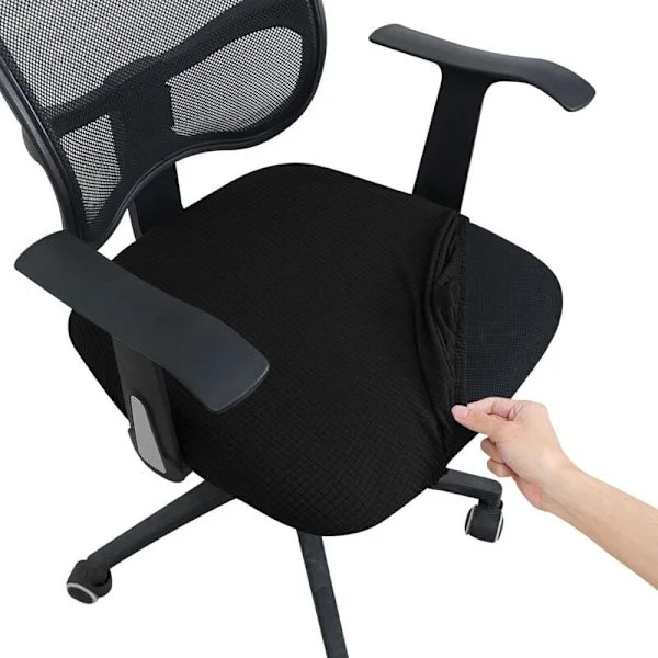 Kontorstolstrekk Avtakbare Stoltrekk Universell Moderne Enkel Stil Roterende Stoltrekk for Kontorstol Roterende Svingbar Stol Armlene Stol