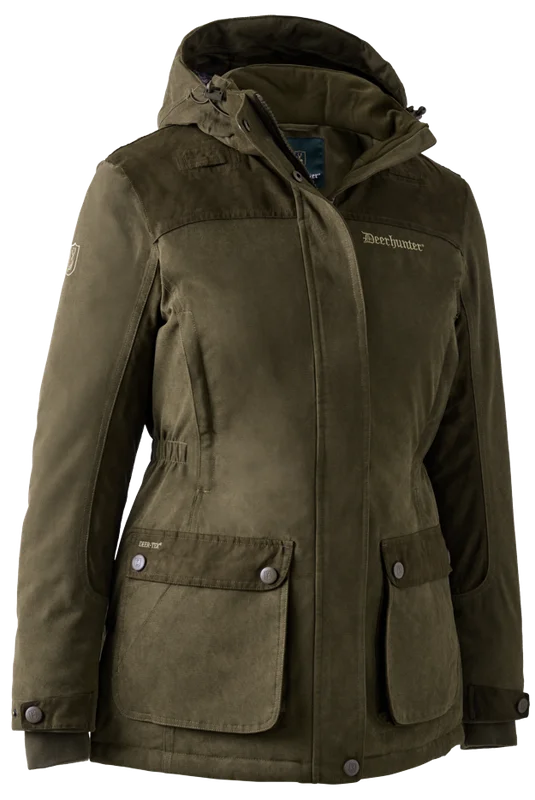 Deerhunter Lady Eagle Winter Jacket naisten metsästystakki, Tarmac Green