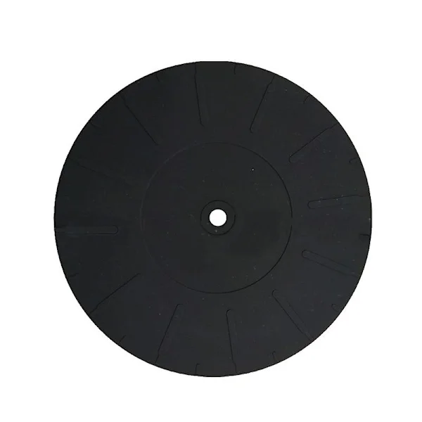 170 mm silikonunderlägg för skivspelare, halkfri matta för vinylspelare