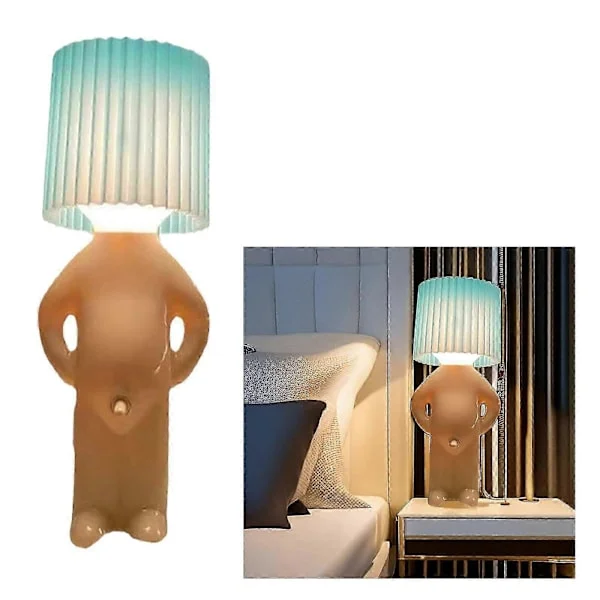 Shy Man Lampa, Naughty Boy Kreativ Skrivbordslampa Rolig Liten Skrivbordslampa Shy Man NY