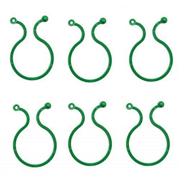 50 st Växt Twist Clip Band Trädgård Växtstöd Clips Grönsaker Tomat Vinranka Blomklämmor Växt Lo