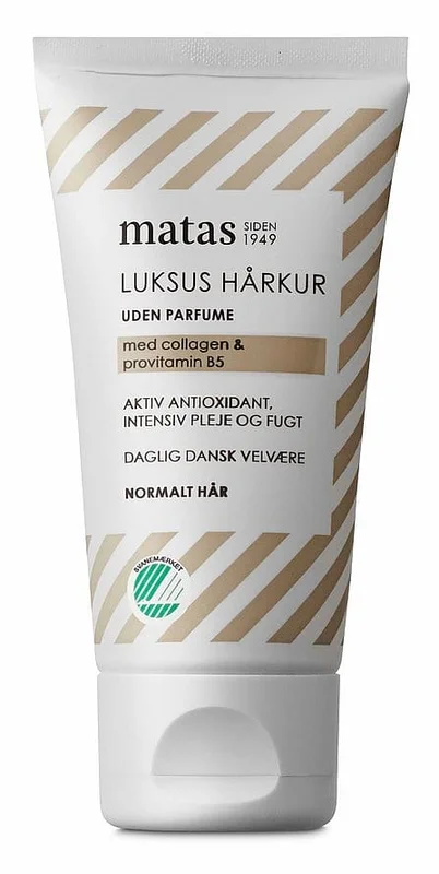 5 for 70,-, Matas Striber Luksus Hårkur til Normalt Hår Uden Parfume 50 ml, Hår, Shampoo & Hårpleje, Hårkur