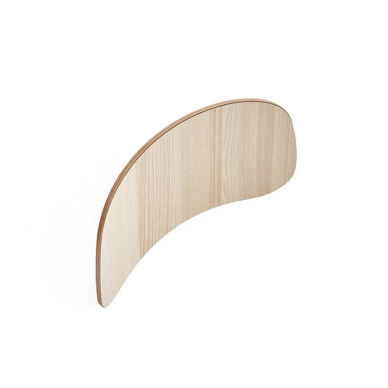 Backrest for classroom chair YNGVE, skid base, ash, size 6