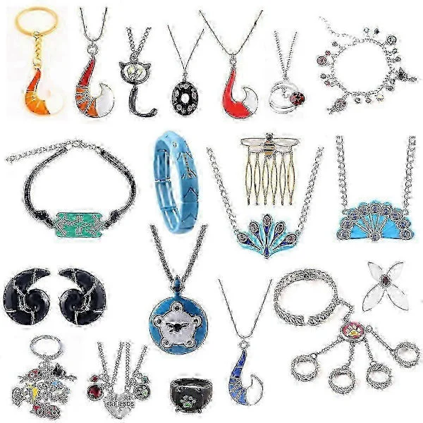 Pige Dame Smykker Påfugl Halskæde Vedhæng Slange Armbånd Fortællinger Cosplay Smykker Tilbehør Kvinde Mand Gaver Anime Smykker - XN4One Size