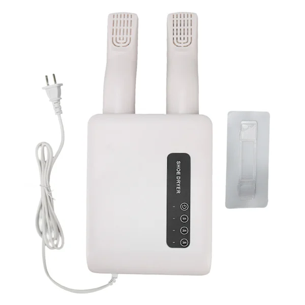 Electric Shoe Dryer Hot Air 3 Timer Wall Mounted Low Noise Boot Dryer White 110V US Plug