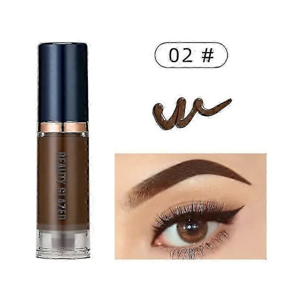 Sace Lady Waterproof Eyebrow Gel Makeup Henna Tint for Eyebrow Natural (B02)