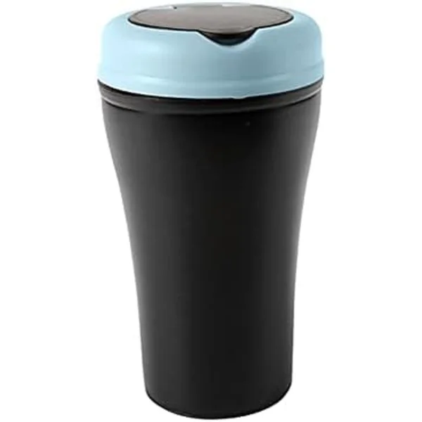 10cmx17cm 650ML Mini Bil Søppelbøtte Med Lokk Søppeloppbevaringsbeholder Vanntett Bil Søppelbøtte For Bil Hjem Kontor Og K