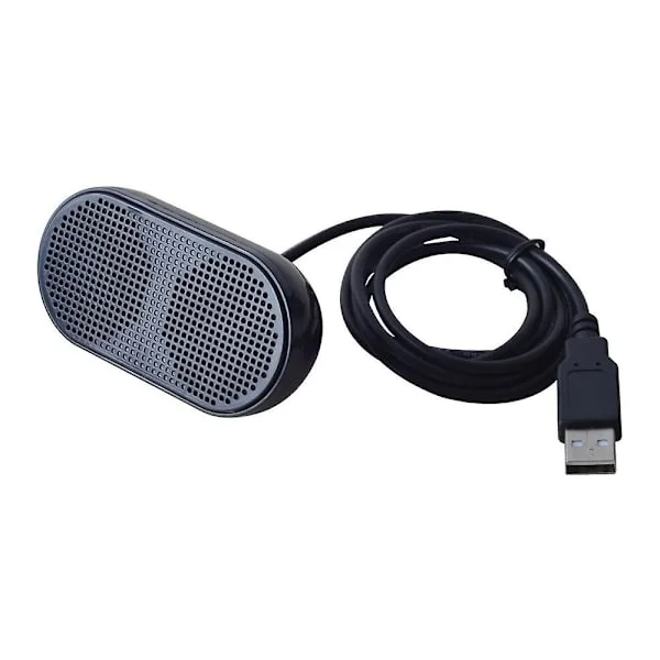 Usb Mini Højttaler Computer Højttaler Drevet Stereo Multimedia Højttaler Til Notebook Laptop Pc(sort)