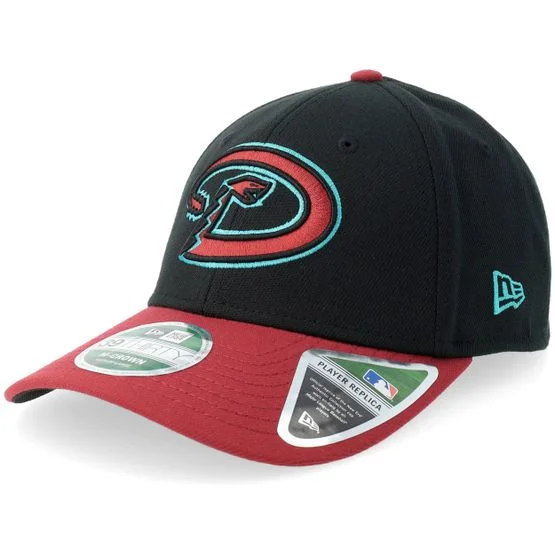 New Era - MLB Schwarz flexfit Cap - Arizona Diamondbacks MLB Player Replica M-crown 39THIRTY Black/Red Stretch Fit @ Hatstore