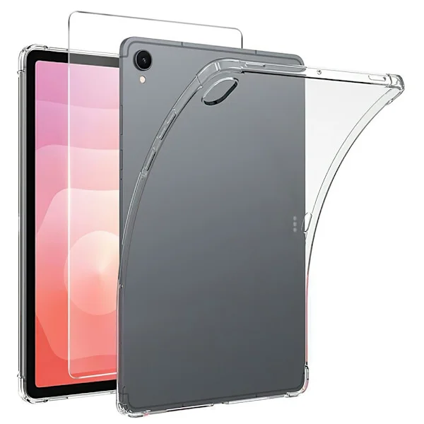 Samsung Galaxy Tab S11 Kuori Kirkas TPU + Reunahiomattu