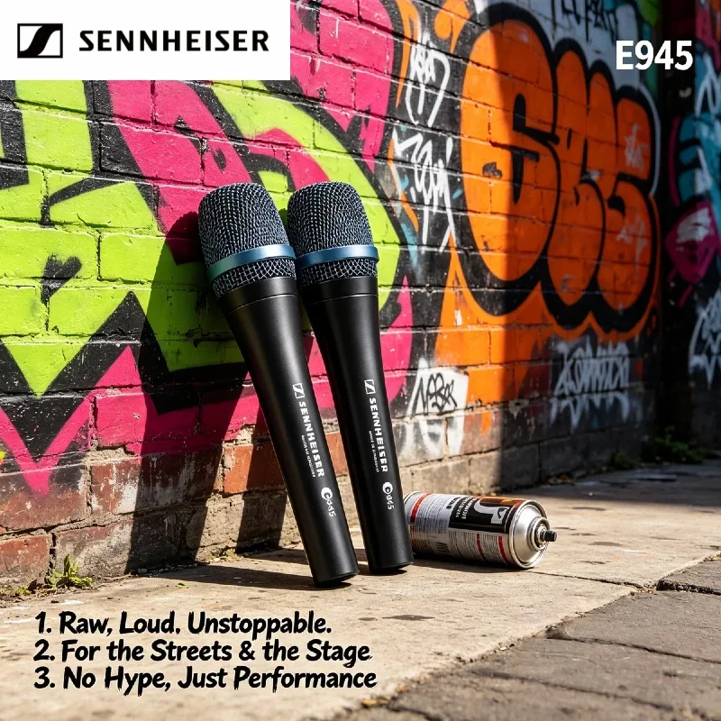 AliExpress - Sennheiser E945 Doppelpack Dynamische Mikrofone Supernierencharakteristik Live-Gesang Kabelgebundenes Mikrofon Professionelles Bühnen-